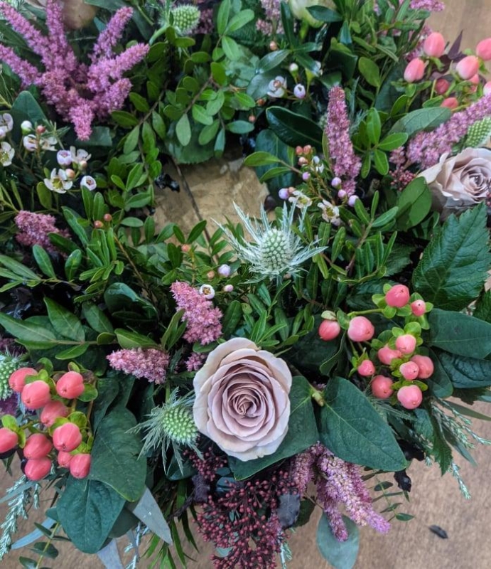 Rustic Rose Wreath