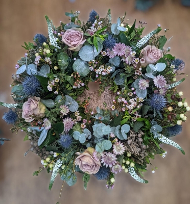 Classic Rustic Rose Wreath