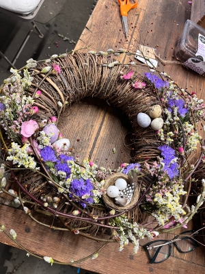 Easter wreath workshop