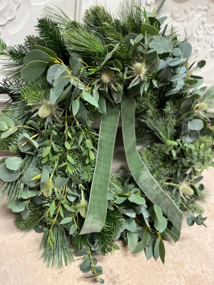 Eucalyptus door wreath
