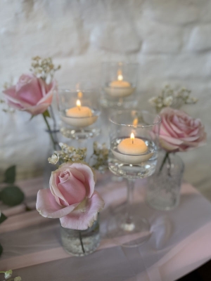 Floating Candle Vase Hire