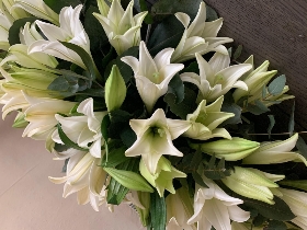 Lily Casket Spray