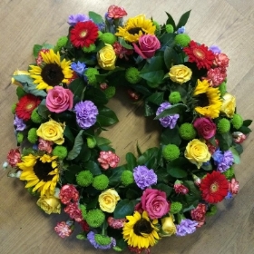 Vibrant Open Wreath