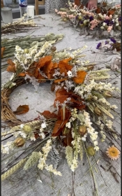 Autumn Gatherings wreath workshop