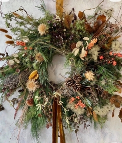 Autumn Gatherings wreath workshop