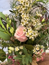 willow heart hand tied