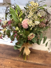 willow heart hand tied