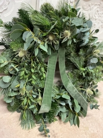 Eucalyptus door wreath