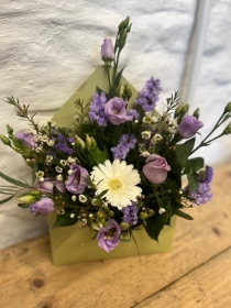 lavender envelope
